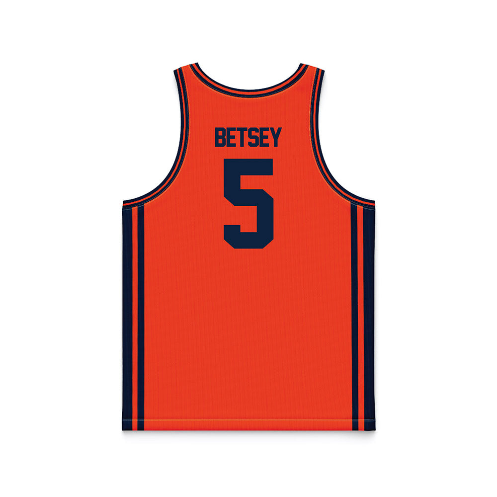 Syracuse - NCAA Men's Basketball : Tyler Betsey - Orange Basketball Jersey-1