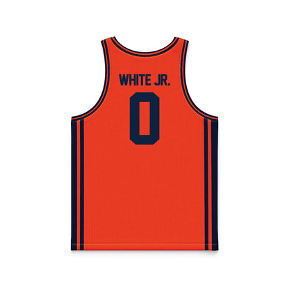 Syracuse - NCAA Men's Basketball : Sadiq White Jr. - Orange Basketball Jersey-1