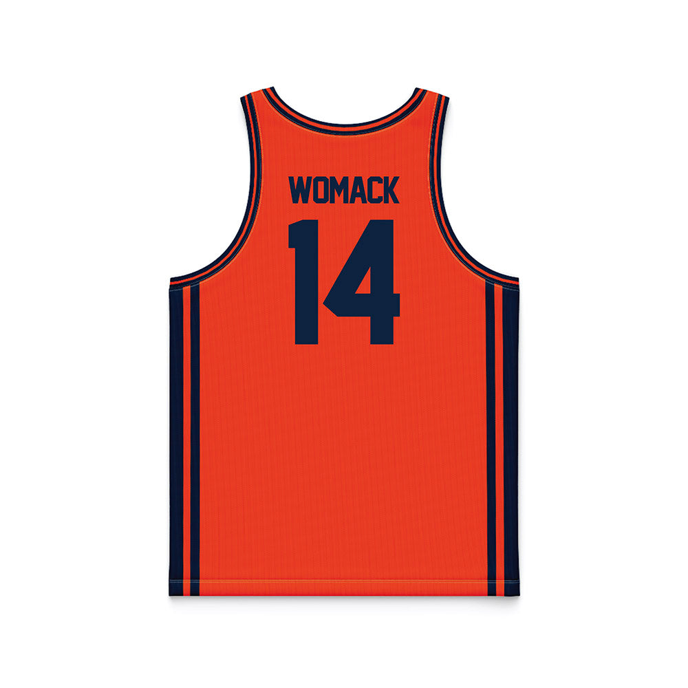 Syracuse - NCAA Men's Basketball : Aaron Womack - Orange Basketball Jersey-1