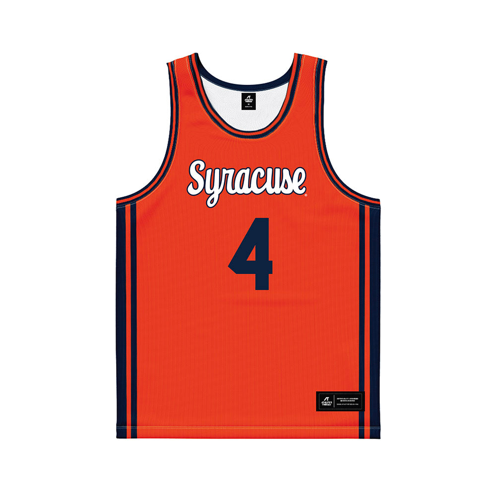 Syracuse - NCAA Men's Basketball : Nate Kingz - Orange Basketball Jersey-0