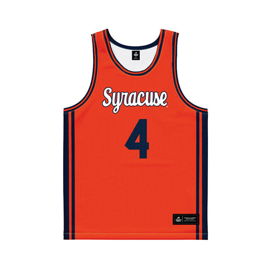 Syracuse - NCAA Men's Basketball : Nate Kingz - Orange Basketball Jersey-0