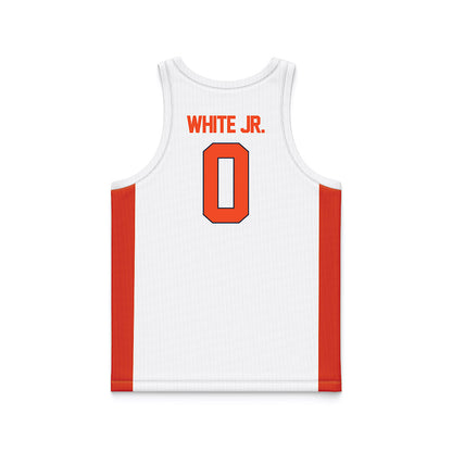 Syracuse - NCAA Men's Basketball : Sadiq White Jr. - White Basketball Jersey-1