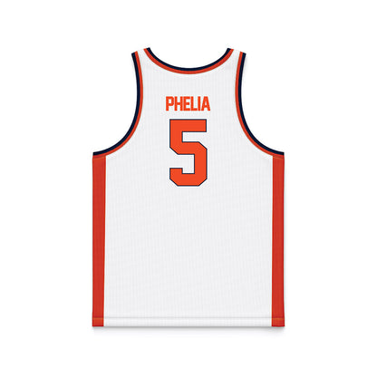 Syracuse - NCAA Women's Basketball : Laila Phelia - White Basketball Jersey-1