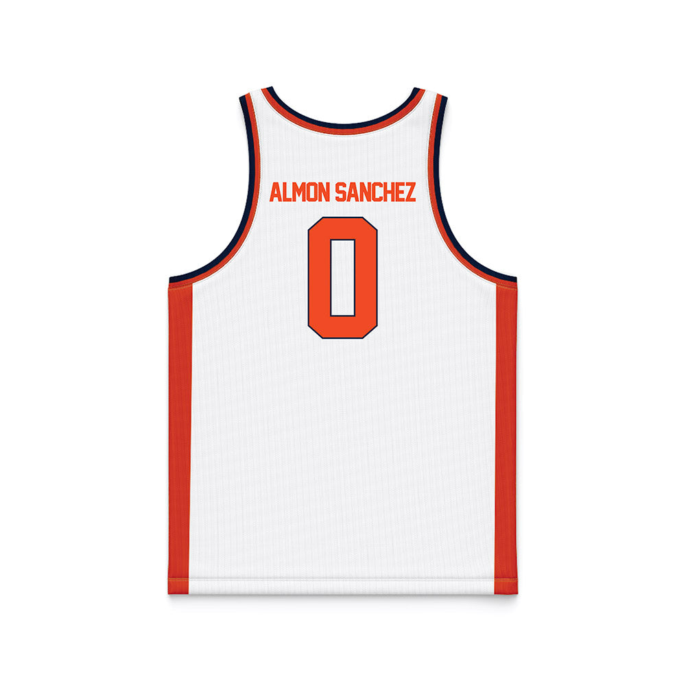Syracuse - NCAA Women's Basketball : Aurora Almon Sanchez - White Basketball Jersey-1