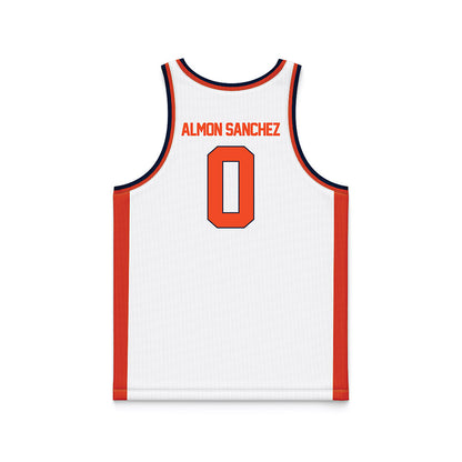 Syracuse - NCAA Women's Basketball : Aurora Almon Sanchez - White Basketball Jersey-1
