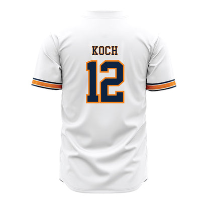 UT Martin - NCAA Baseball : Tommy Koch - White Jersey-1