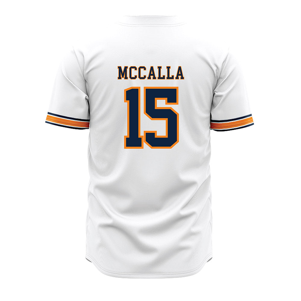 UT Martin - NCAA Baseball : Dean McCalla - White Jersey-1