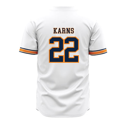 UT Martin - NCAA Baseball : Aidan Karns - White Jersey-1