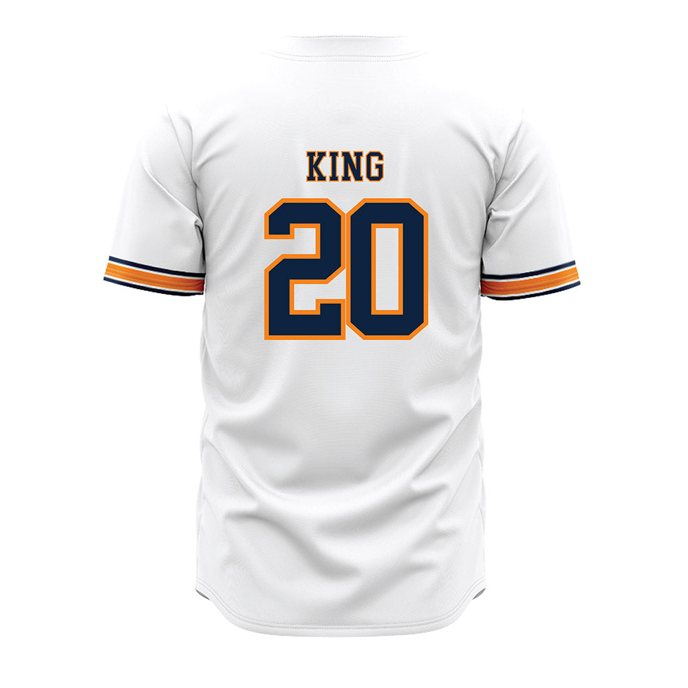 UT Martin - NCAA Baseball : Brandon King - White Jersey-1