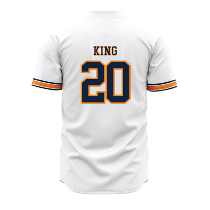 UT Martin - NCAA Baseball : Brandon King - White Jersey-1