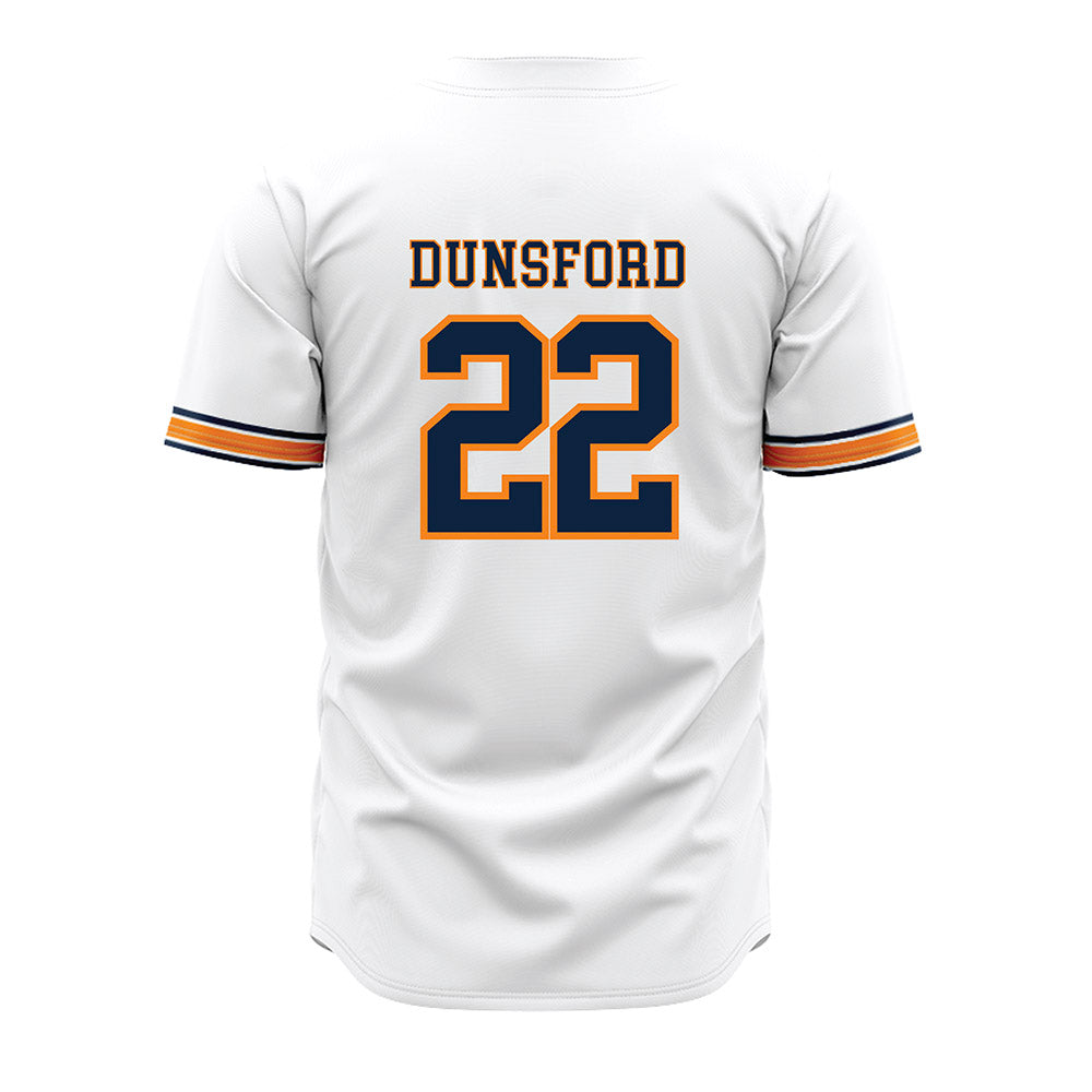 UT Martin - NCAA Baseball : TJ Dunsford - White Jersey-1
