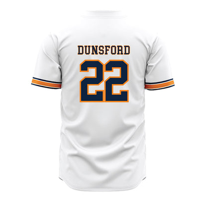 UT Martin - NCAA Baseball : TJ Dunsford - White Jersey-1