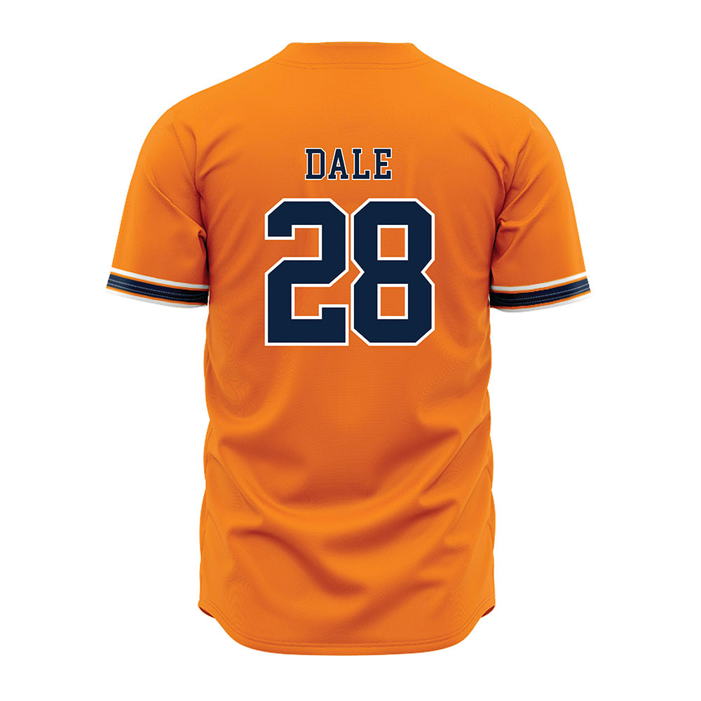 UT Martin - NCAA Baseball : Eli Dale - Orange Jersey-1