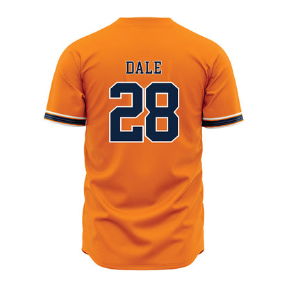 UT Martin - NCAA Baseball : Eli Dale - Orange Jersey-1