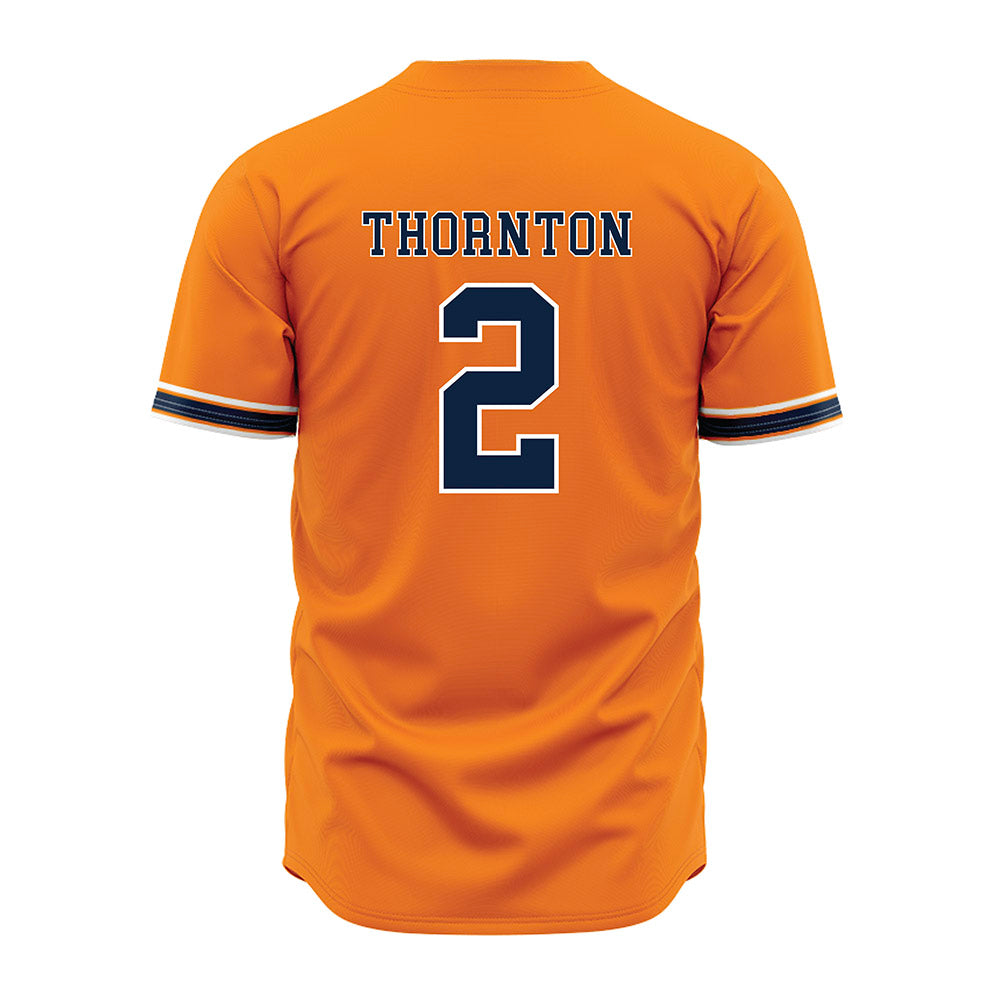 UT Martin - NCAA Baseball : Quincy Thornton - Orange Jersey-1