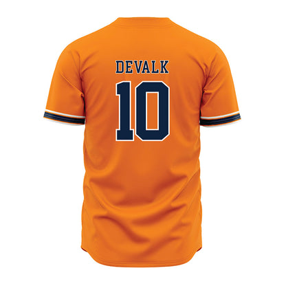 UT Martin - NCAA Baseball : Jake Devalk - Orange Jersey-1