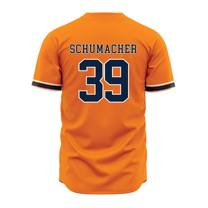 UT Martin - NCAA Baseball : Maxwell Schumacher - Orange Jersey-1