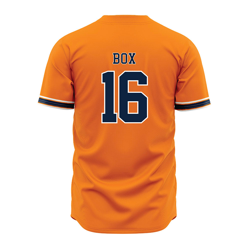 UT Martin - NCAA Baseball : Cullen Box - Orange Jersey-1