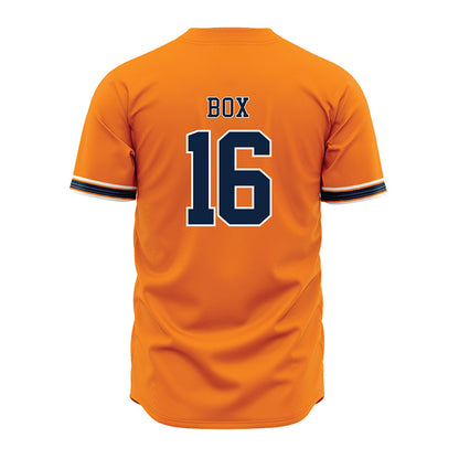 UT Martin - NCAA Baseball : Cullen Box - Orange Jersey-1