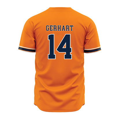UT Martin - NCAA Baseball : Gates Gerhart - Orange Jersey-1