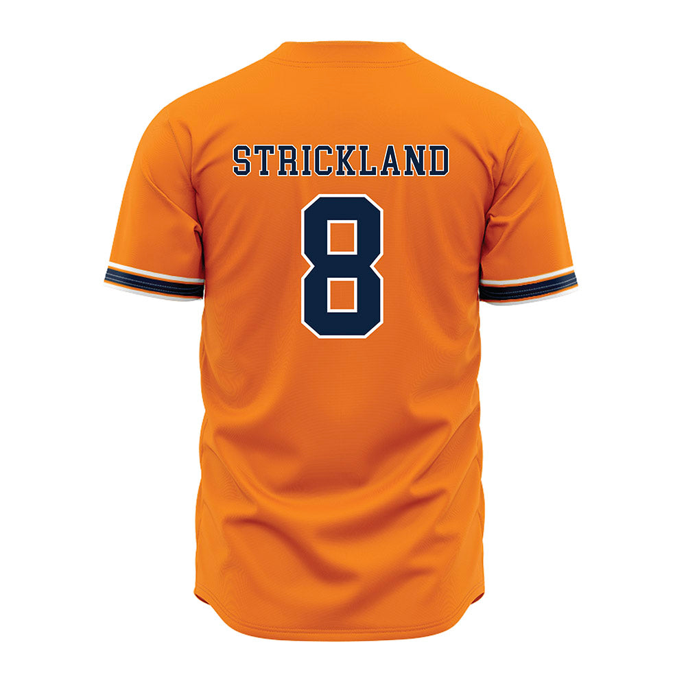 UT Martin - NCAA Baseball : Bo Strickland - Orange Jersey-1
