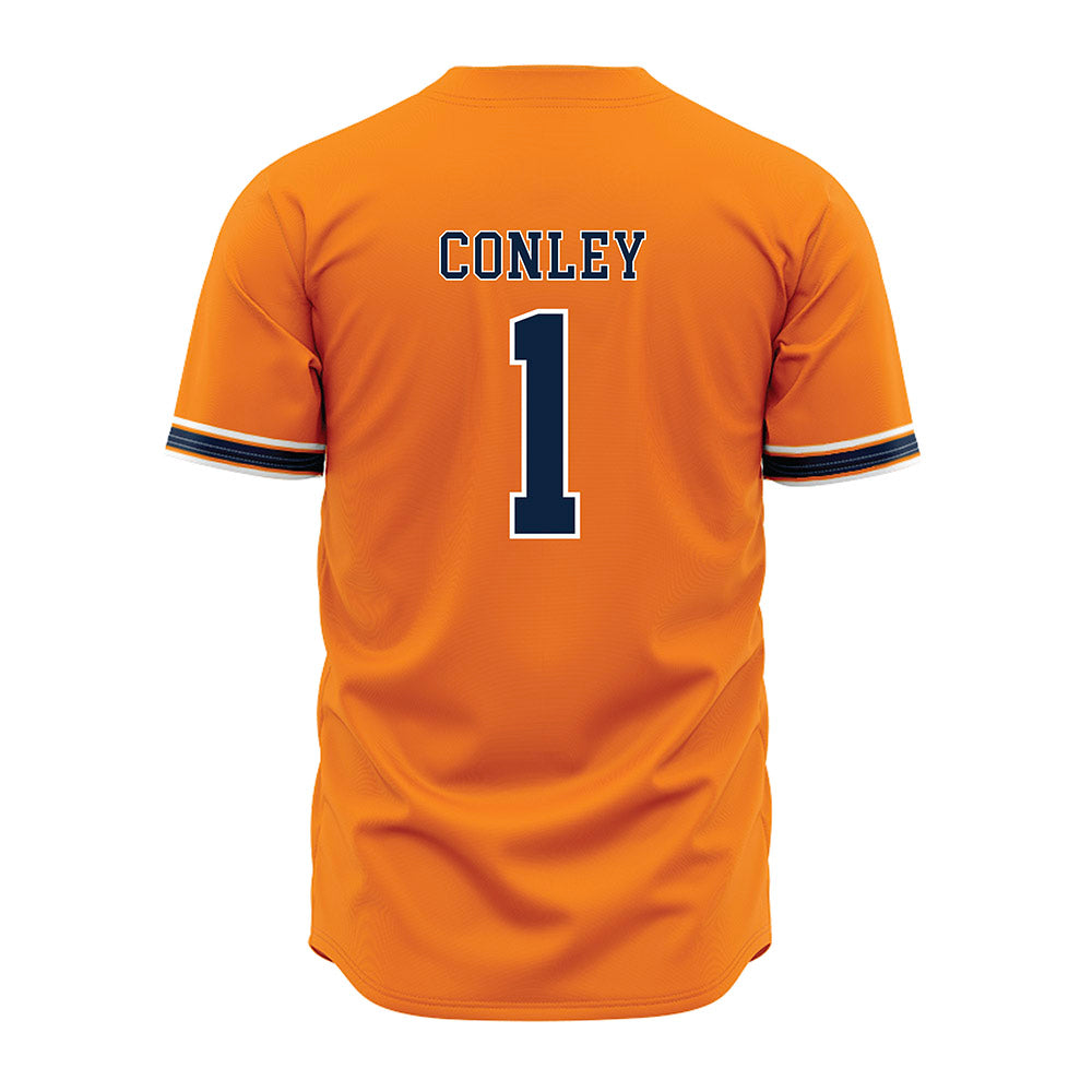 UT Martin - NCAA Baseball : Amari Conley - Orange Jersey-1