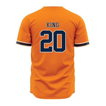 UT Martin - NCAA Baseball : Brandon King - Orange Jersey-1
