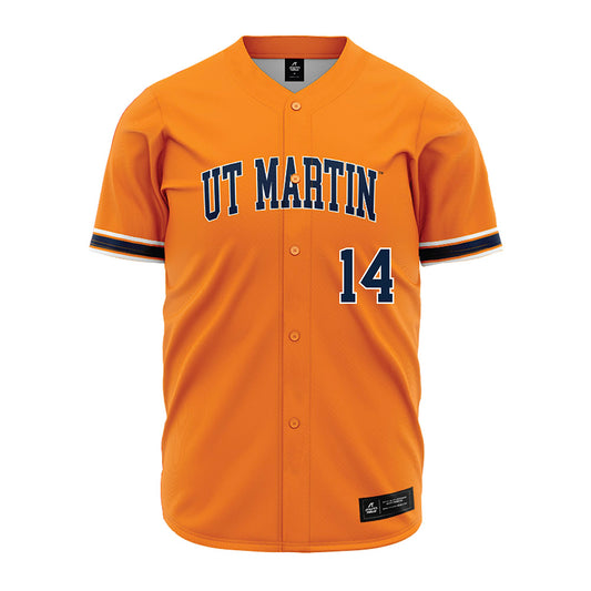 UT Martin - NCAA Baseball : Gates Gerhart - Orange Jersey-0