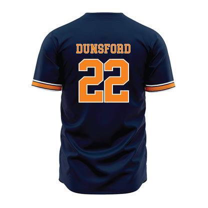 UT Martin - NCAA Baseball : TJ Dunsford - Blue Jersey-1