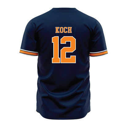 UT Martin - NCAA Baseball : Tommy Koch - Blue Jersey-1