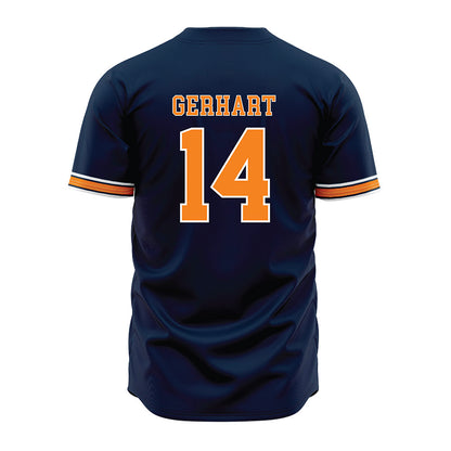 UT Martin - NCAA Baseball : Gates Gerhart - Blue Jersey-1