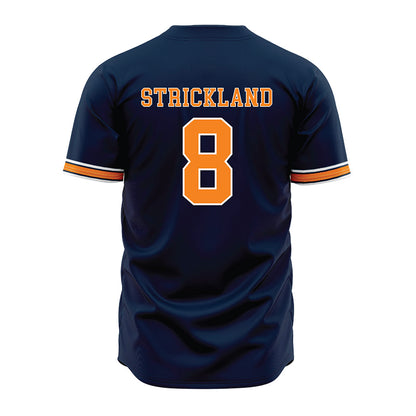 UT Martin - NCAA Baseball : Bo Strickland - Blue Jersey-1