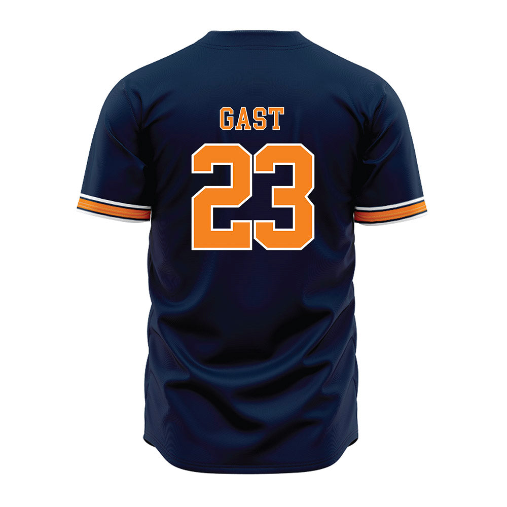 UT Martin - NCAA Baseball : Austin Gast - Blue Jersey