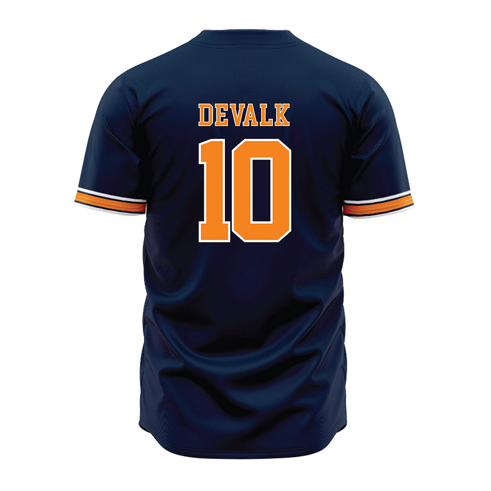 UT Martin - NCAA Baseball : Jake Devalk - Blue Jersey-1