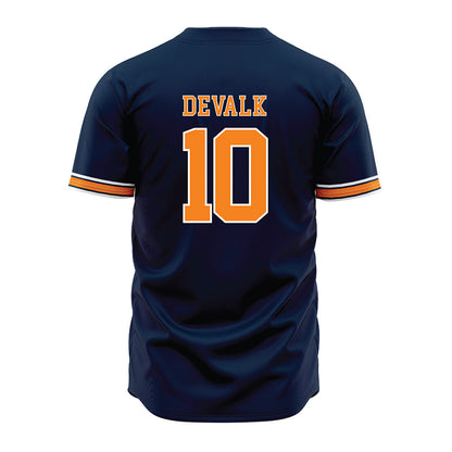 UT Martin - NCAA Baseball : Jake Devalk - Blue Jersey-1