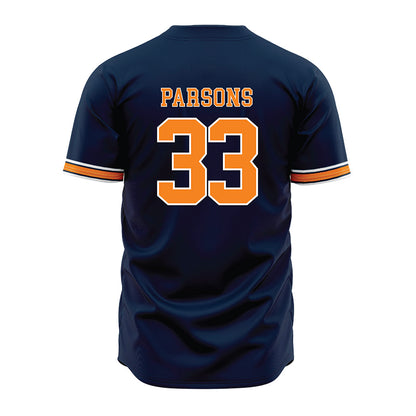 UT Martin - NCAA Baseball : Nate Parsons - Blue Jersey-1