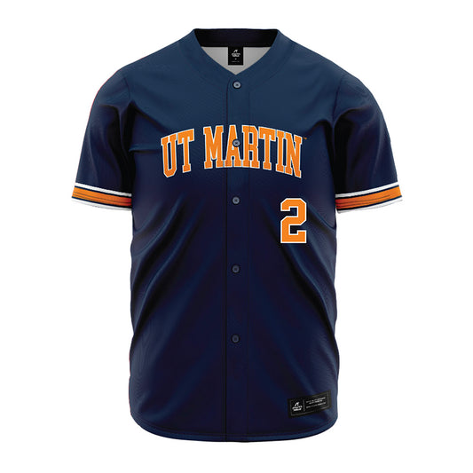 UT Martin - NCAA Baseball : Quincy Thornton - Blue Jersey-0