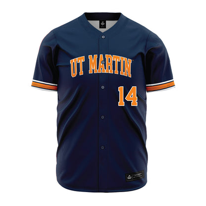 UT Martin - NCAA Baseball : Gates Gerhart - Blue Jersey-0