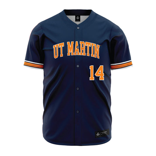 UT Martin - NCAA Baseball : Gates Gerhart - Blue Jersey-0