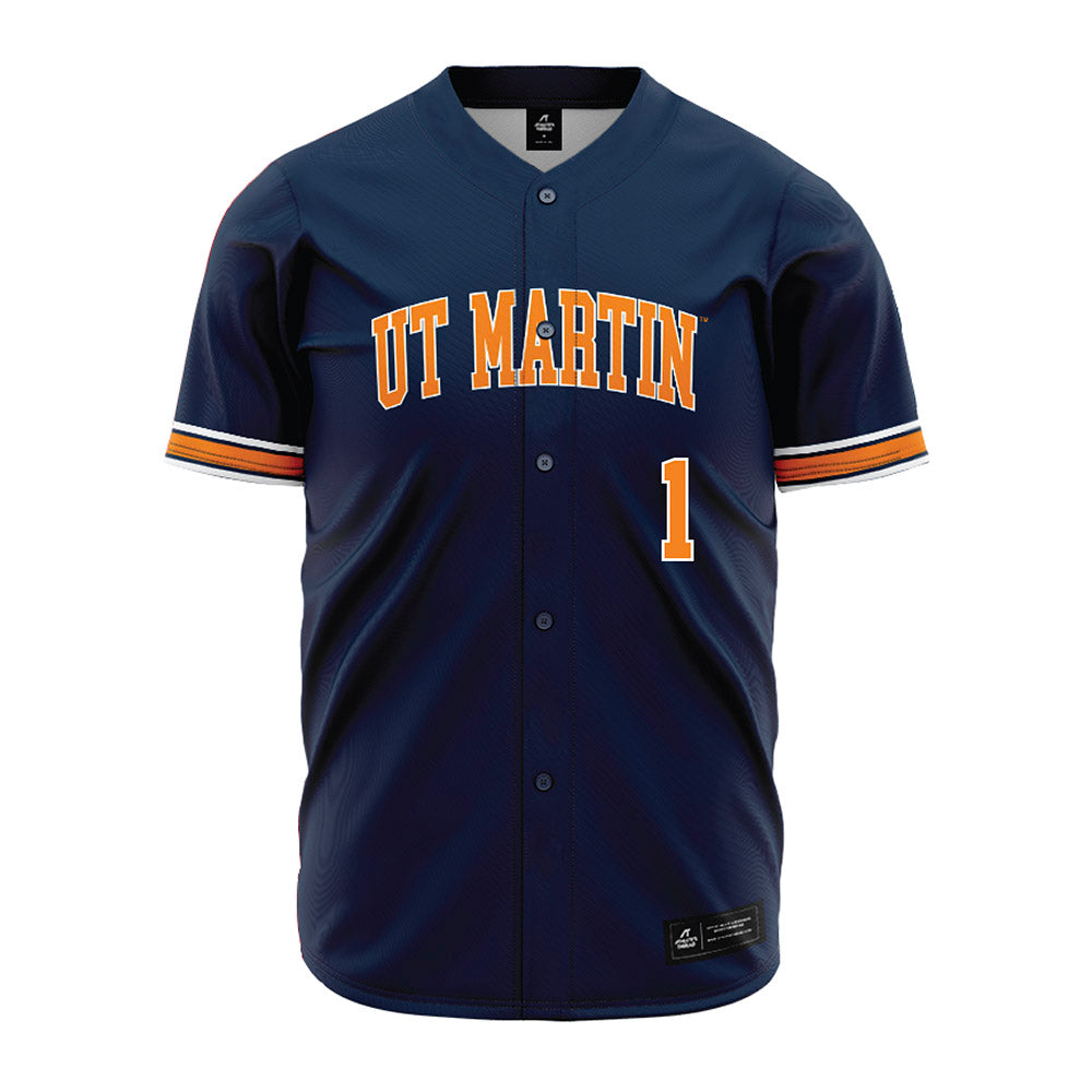 UT Martin - NCAA Baseball : Amari Conley - Blue Jersey-0