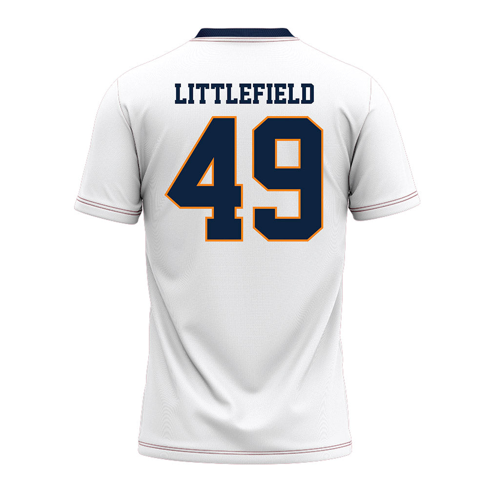 UT Martin - NCAA Football : Connon Littlefield - White Football Jersey-1