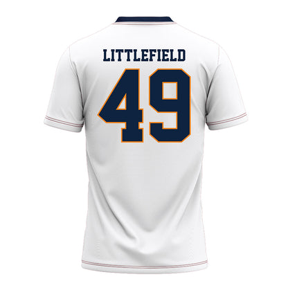 UT Martin - NCAA Football : Connon Littlefield - White Football Jersey-1