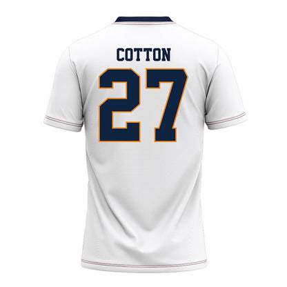 UT Martin - NCAA Football : Trey Cotton - White Football Jersey-1