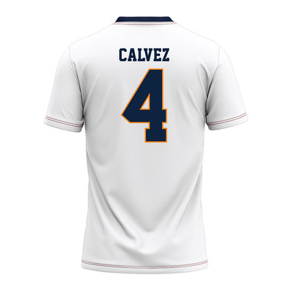UT Martin - NCAA Football : Julian Calvez - White Football Jersey-1