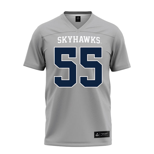 UT Martin - NCAA Baseball : Zachary Wager - Grey Football Jersey-0