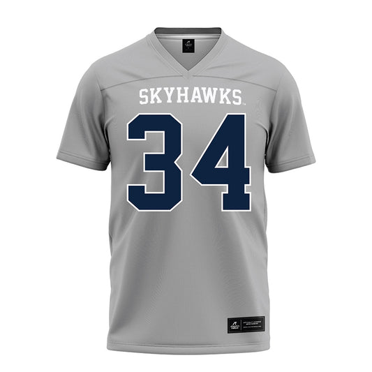 UT Martin - NCAA Baseball : Gabe Bryant - Grey Football Jersey-0