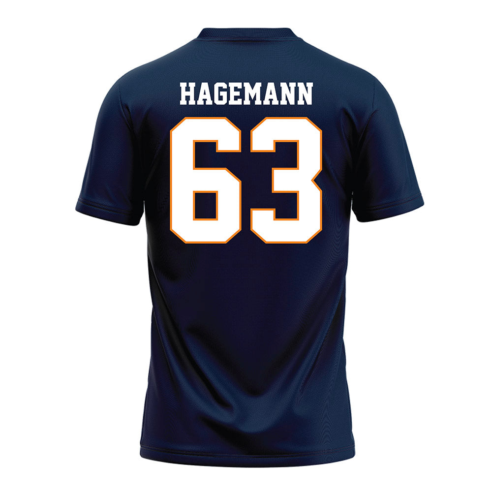 UT Martin - NCAA Football : Matt Hagemann - Blue Football Jersey-1