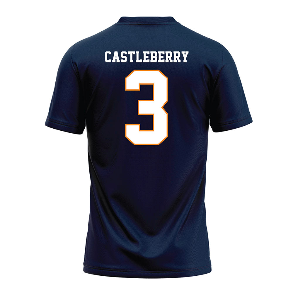 UT Martin - NCAA Football : Joel Castleberry - Blue Football Jersey-1