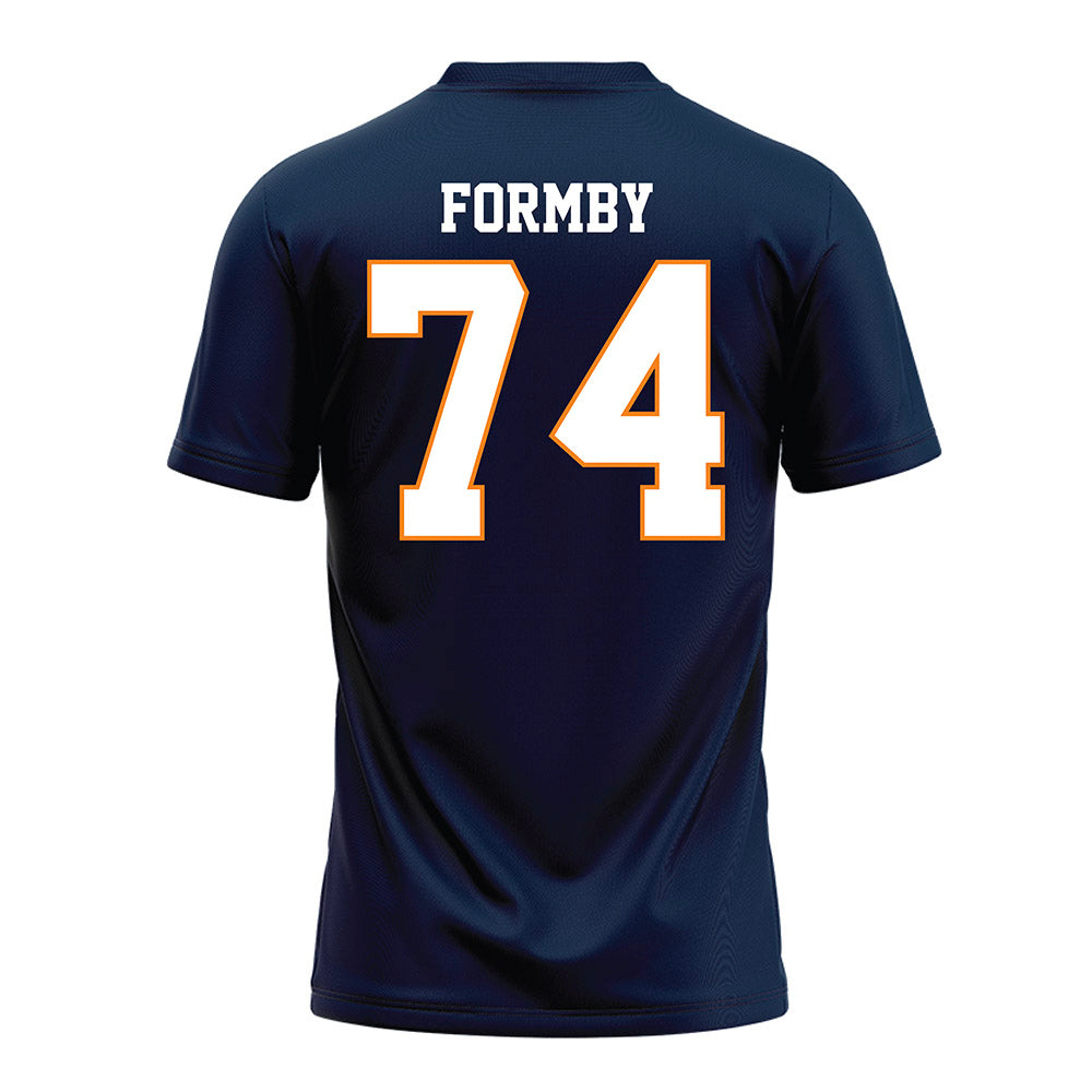 UT Martin - NCAA Football : Hayes Formby - Blue Football Jersey-1