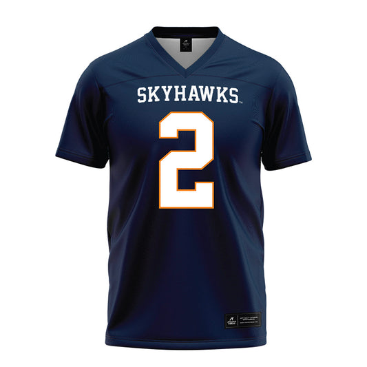 UT Martin - NCAA Football : Chris Franklin - Blue Football Jersey-0